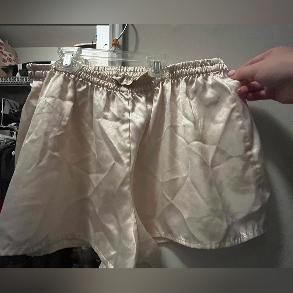 Victoria’s Secret vintage gold label ivory pajamas shorts